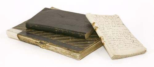 Lot 83 - 1- GRAND TOUR: Thomas Clement Sneyd Kynnersley manuscript book of his Europe Grand Tour