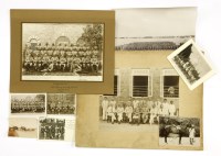 Lot 122 - 12 Photographs (India & Nigeria): including 2 Large ones of the 1/7th. Rajput Regt. (taken by I. Sequeira