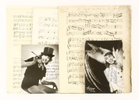 Lot 96 - 1- Mistinguett (1875-1956): 2 Inscribed and Signed photograph. (French actress and singer