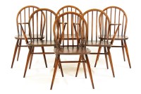Lot 514 - A set of six Ercol dining chairs