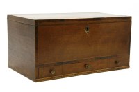 Lot 292 - A George III mahogany and cross banded box