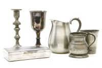 Lot 262 - A large quantity of various 18th century and later pewter and metalwares