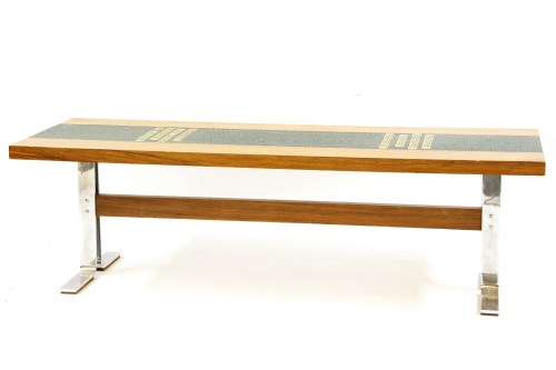Lot 524 - A large modernist low coffee table