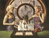 Lot 432 - Peregrine Heathcote (b.1973)
'THE ROLL OF THE DICE'
Signed l.l.