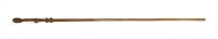 Lot 189 - An African wooden spoon-topped staff