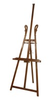 Lot 558 - An hardwood easel