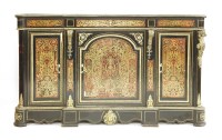 Lot 586 - A boullework credenza