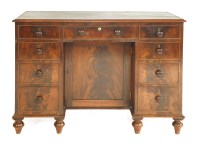 Lot 642 - A William IV mahogany desk