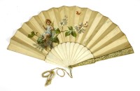 Lot 173 - Three painted fans