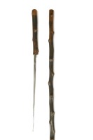 Lot 227 - Lots 227 to 278
The Late Gordon Bramah Collection of unusual and interesting walking sticks

A ladies' blackthorn cane
