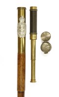 Lot 234 - A Victorian stepped wooden walking stick