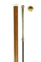 Lot 261 - A plain bordello cane