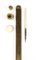 Lot 269 - A stout scribe's cane