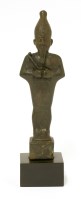 Lot 279 - An Egyptian bronze figure of Osiris