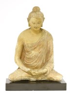 Lot 287 - A stucco figure of a Buddha