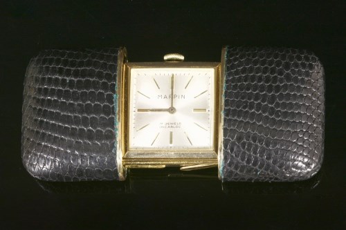 Lot 57 - An Art Deco purse watch by Mappin