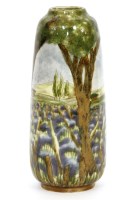 Lot 125 - A Cobridge Lavender Fields vase