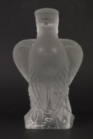 Lot 144 - A 20th century lalique moulded glass eagle