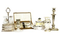 Lot 260 - A quantity of silver plated wares