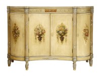 Lot 596 - A painted cupboard
