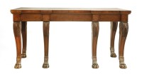 Lot 603 - A Regency mahogany serving table