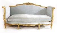 Lot 610 - A Louis XV-style settee