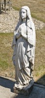 Lot 186 - A carved marble figure