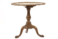 Lot 609 - A mahogany tripod table