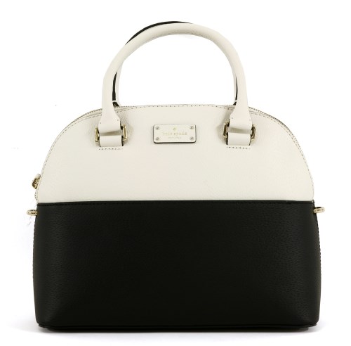 Lot 1021 - A Kate Spade black and white Grove Street 'Carli' handbag