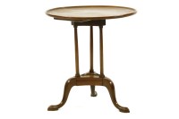 Lot 655 - A George III mahogany dish top table