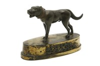 Lot 149 - A bronze figure of a dog