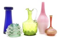 Lot 238 - Victorian and later coloured glassware