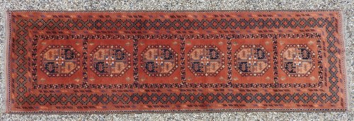 Lot 470 - A hand knotted Bokhara runner