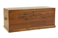 Lot 578 - A large pine trunk of rectangular form