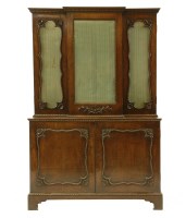 Lot 499 - A George III mahogany cabinet