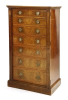 Lot 500 - An Edwardian inlaid mahogany wellington chest