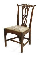 Lot 501 - A mahogany single chair