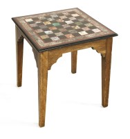 Lot 504 - A low chess table