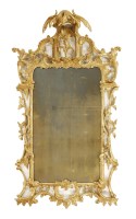 Lot 567 - A George III giltwood mirror