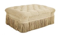 Lot 579 - An upholstered ottoman