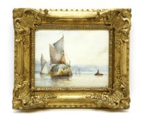 Lot 452 - Frederick James Aldridge (1850-1933)
HAYBARGE AND SHIPPING
Signed with monogram