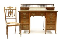 Lot 512 - An Edwardian mahogany Dickens desk