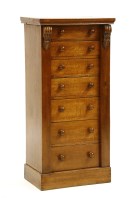 Lot 521 - A Victorian oak Wellington chest