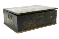 Lot 378B - A Chinese black lacquered box