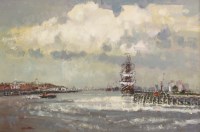 Lot 425 - Geoffrey Chatten (b.1938)
'ENDEAVOUR AT GORLESTON BEND'
Signed l.l.