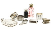 Lot 47 - A novelty silver mounted officers cap pin cushion