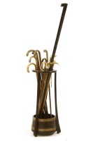 Lot 334 - A collection of walking sticks