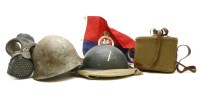 Lot 307 - A collection of military items