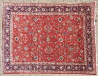 Lot 490 - A Tabriz rug