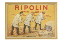 Lot 432 - Original Eugene vavasseur 'Ripolin' advertising poster (1863-1949)